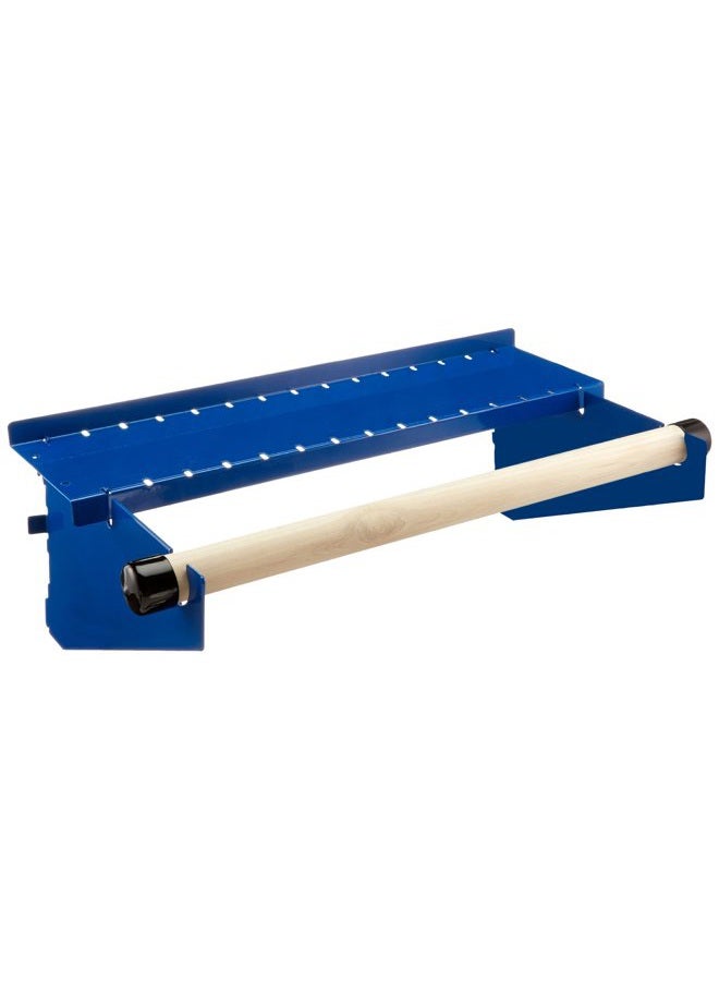 Wall Control Paper Towel Holder and Dowel Rod Pegboard Shelf Assembly for Wall Control Pegboard and Slotted Tool Board - Blue - Image 1