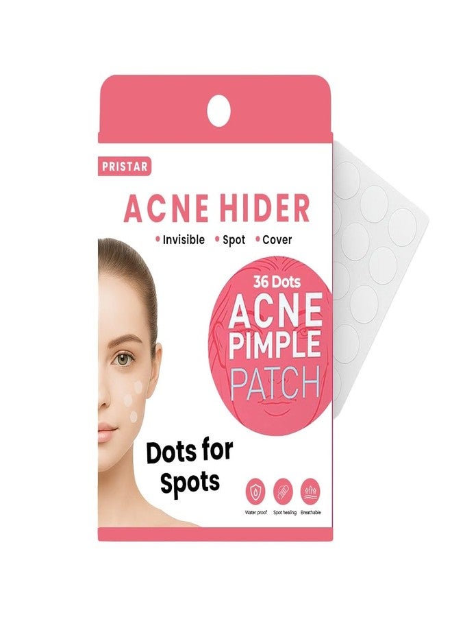 Pristar Pimple Patch | 36 Hydrocolloid and Salicylic Acid Patches | Absorbs Oil, Prevents Scarring | Overnight Treatment | For All Skin Types | Acne Patches for Face - Image 1