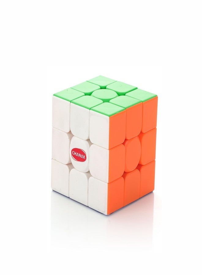 Chanak 3x3 Cube for Kids, Speed Cube Puzzle for Kids & Adults, Stickerless Speed Cube for Kids Above 6 Years, BIS Approved (3X3 Cube) - Image 1