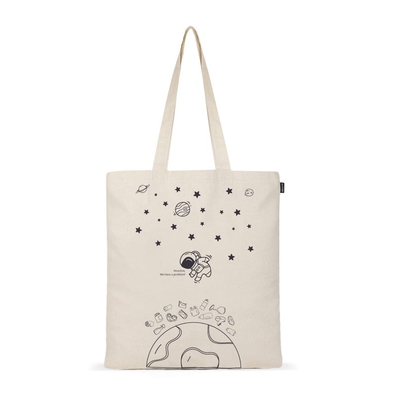 EcoRight Ecoright Aesthetic Canvas Tote Bag for Women, Reusable Cotton Tote Bag for Grocery, Shopping, Valentine gift for her  - Image 1