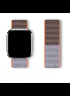 HuHa Replacement Band for Watch Series 5/4/3/2/1 40/38 mm Grey/Orange  - Image 3