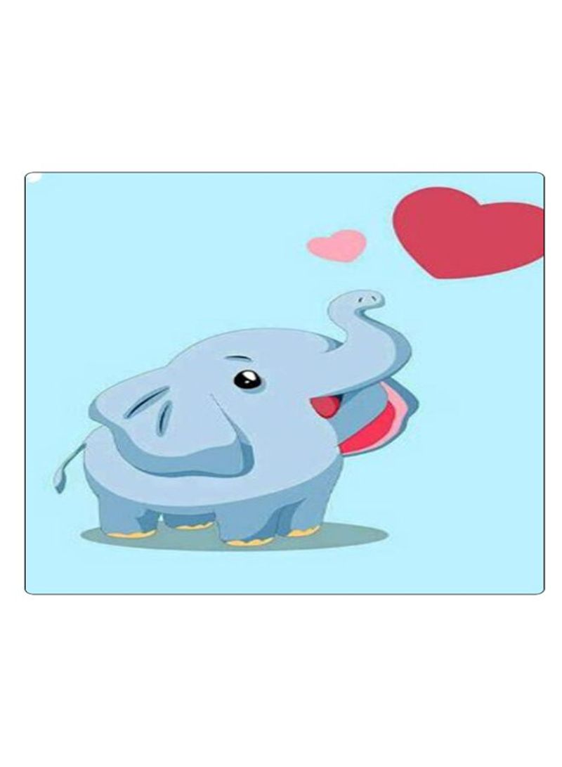 RKN Printed Anti-Slip Gaming Mouse Pad Blue/Pink