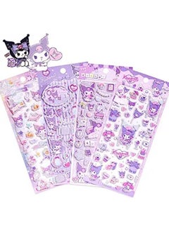 3D Cute Puffy Stickers for Kids Stickers, 4 Sheets Waterproof Kawaii Puffy Sticker Kit for Water Bottle Laptop Phone Scrapbooking Computer for Toddlers Girls Teens Kids