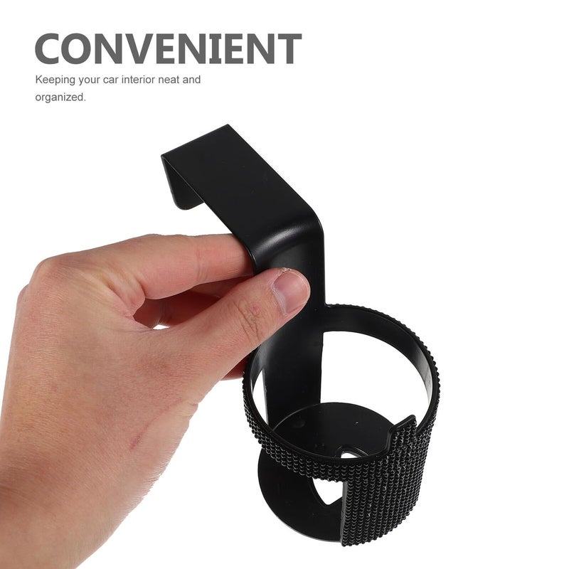 Car Hanging Water Bottle Holder with Hook Elegant Dark Storage Cup Bracket Automotive Interior Drink Mount Rack - Image 5