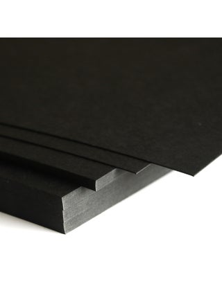 A4 Black Paper 350GSM, 20 Sheets Thick Dark Black Paper Card for Chalkboard, Scrapbook, Greetings, Invitations, Postcards, Index Cards, and Notecards. - view 5