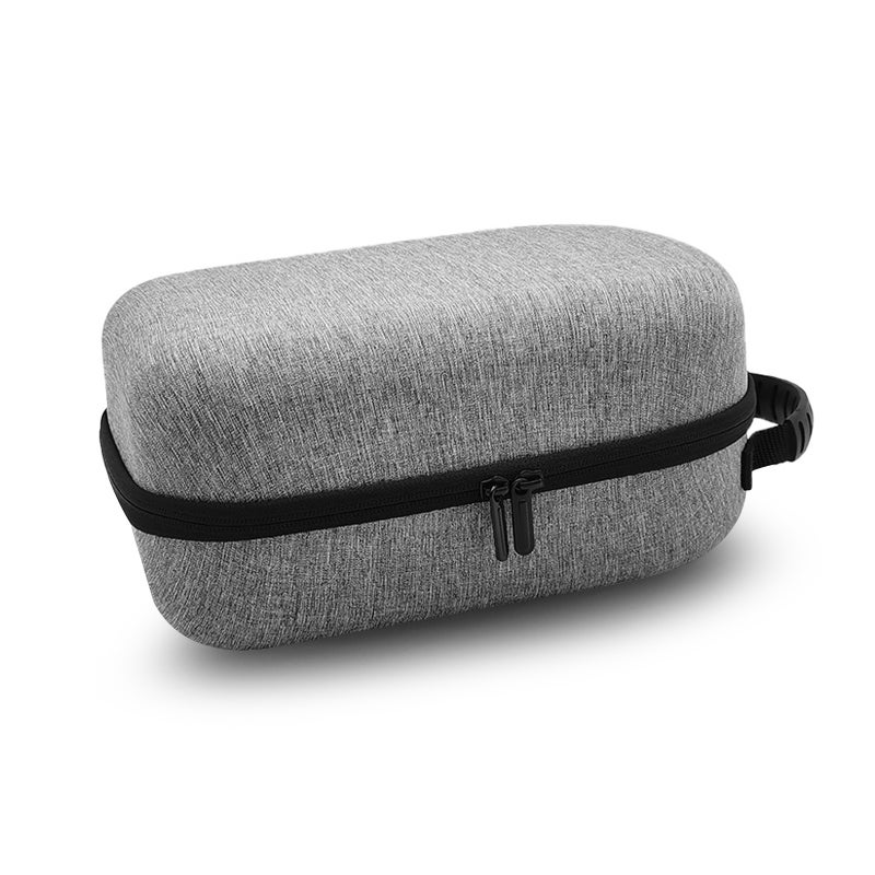 VR Headset Hard Carrying Case: Grey Waterproof EVA Material - Double Metal Zipper Design VR Headset Accessories for VR Device Storage And Travel - Image 4