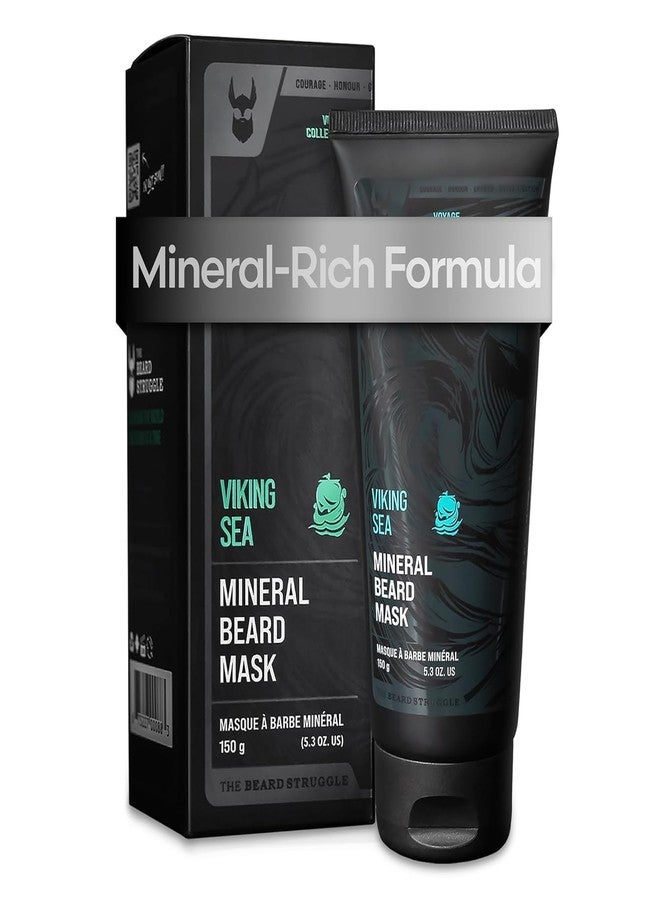 The Beard Struggle بلسم لحية فايكنغ من ذا بيرد سترغل مع معادن البحر - 5.29 أونصة - يعزز صحة اللحية - قناع تنظيف اللحية للرجال - Image 1