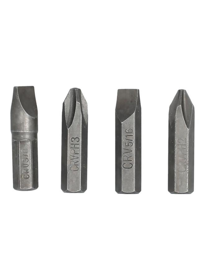 GREAT NECK 4-Piece Drill Bits for Impact Driver Grey  - Image 1