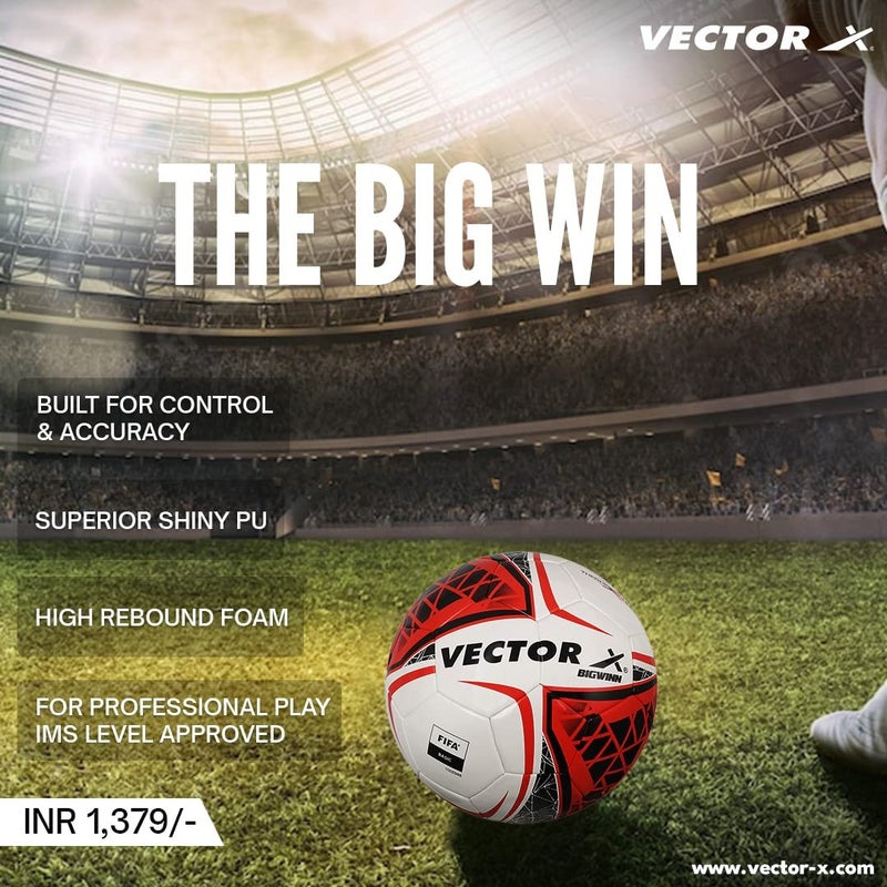 VECTOR X Bigwin Thermo Bounded Professional Football - Size 5 - Image 3