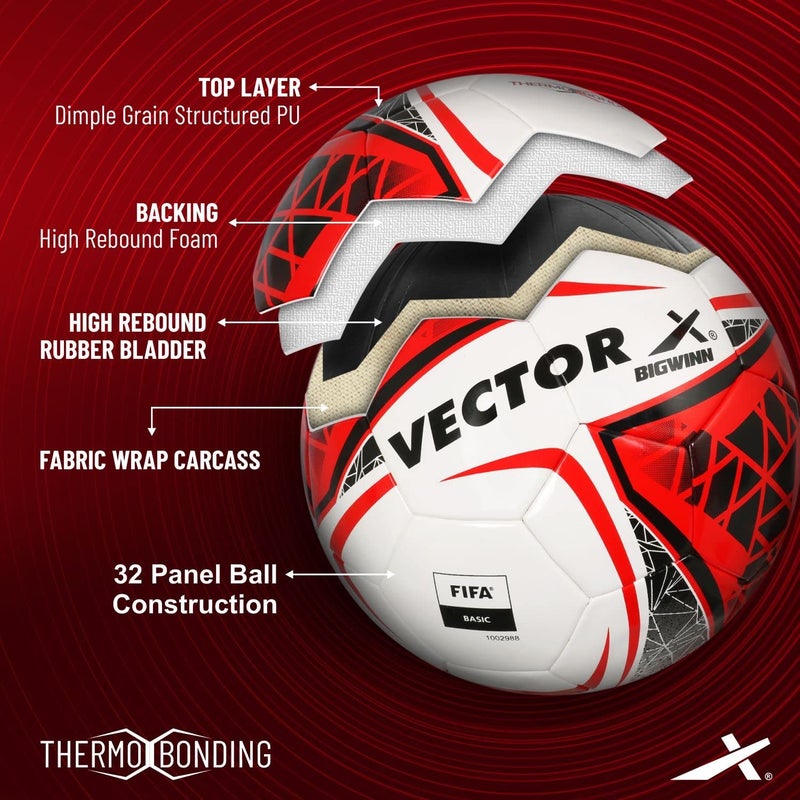 VECTOR X Bigwin Thermo Bounded Professional Football - Size 5 - Image 2