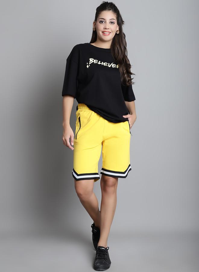 تايك تو تيشيرت أسود كبير بطبعة جرافيك من دور - Image 5