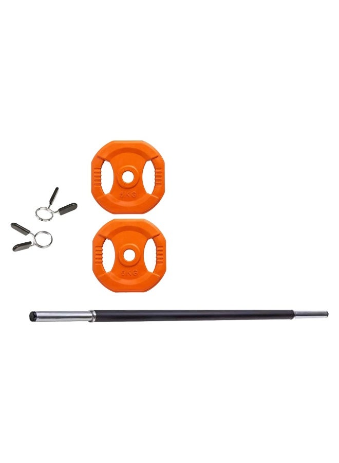 بار مع مجموعة  الحديد رفع الأثقال الحديد 12.5 كجم لوحة الوزن الحديد و الألوان قابلة للتعديل - Image 5