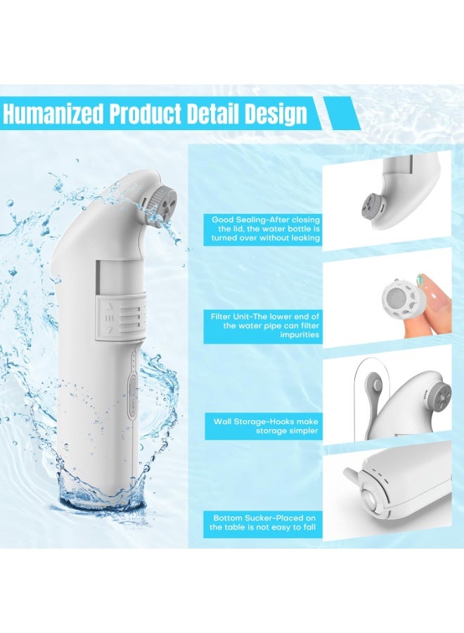 Eworld Portable High Pressure Electric Bidet with 2.5L Water Bottle – USB-C Rechargeable Travel Bidet, Waterproof Handheld Sprayer for Personal Hygiene & Baby Care - Image 5