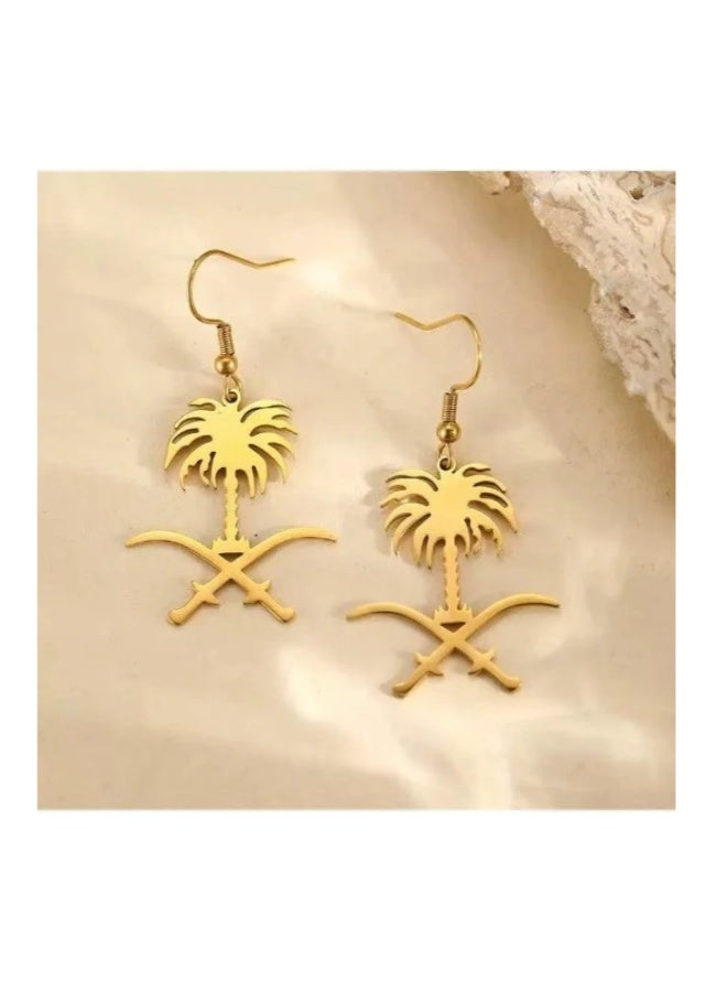 Saudi Arabia logo earring - Image 2
