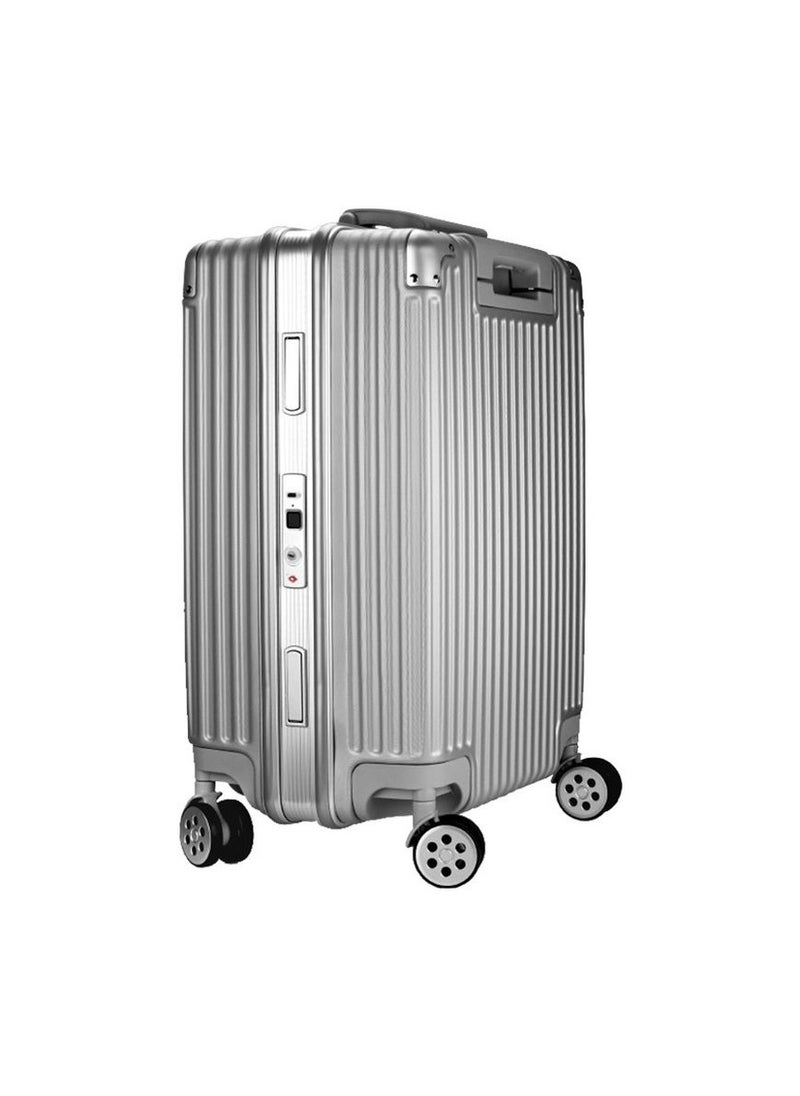 GreenLion Tokiyo Smart Fingerprint Trolley Bag - Silver  - Image 1