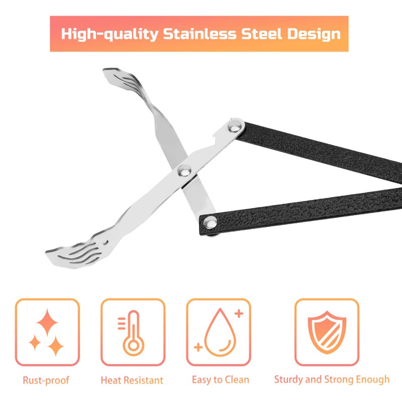 Skyflame Extra Long 20-inch Stainless Steel BBQ Grilling Tong, Barbecue Accessory - Grill Tools for Gas and Charcoal Grills, Kitchen, Baking - Image 5