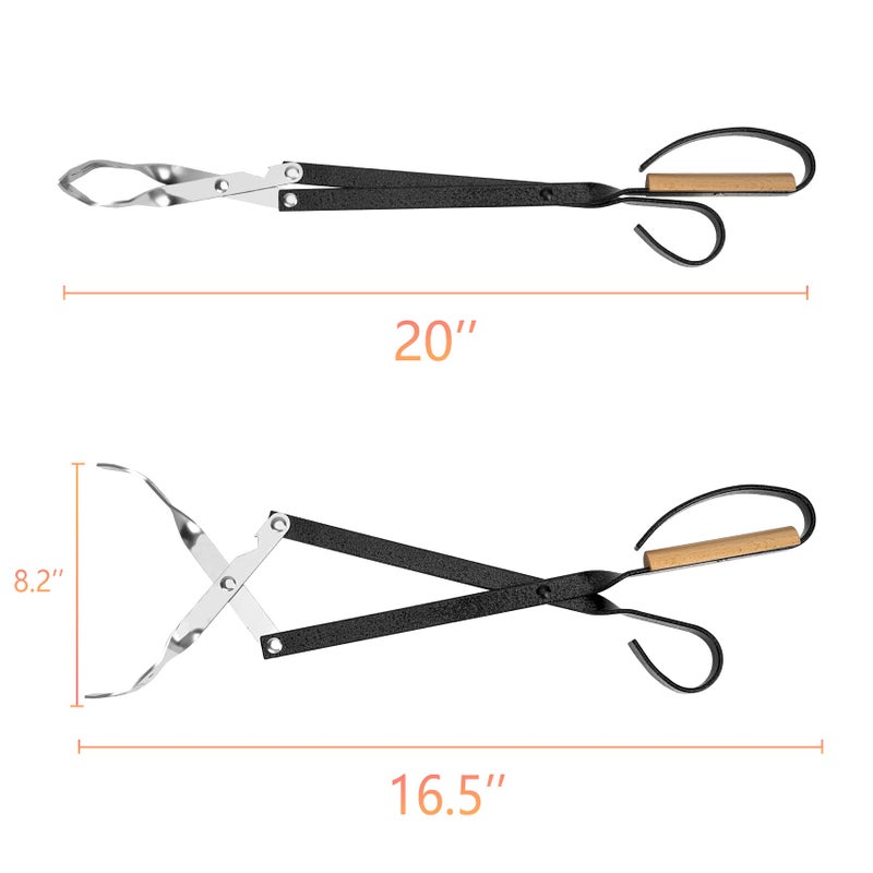 Skyflame Extra Long 20-inch Stainless Steel BBQ Grilling Tong, Barbecue Accessory - Grill Tools for Gas and Charcoal Grills, Kitchen, Baking - Image 2