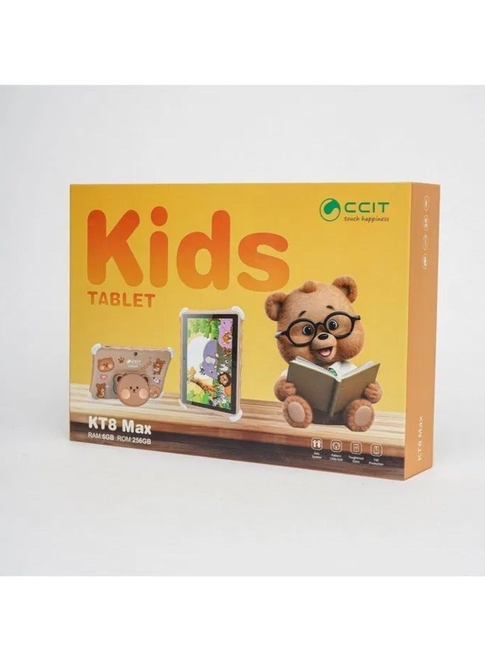 CCIT KT8 Max 10.1" Android Tablet – 8GB RAM, 256GB ROM, Octa-Core Processor, Dual SIM 4G LTE + Wi-Fi, 8000mAh Battery with Keyboard & Mouse – Pink - Image 1