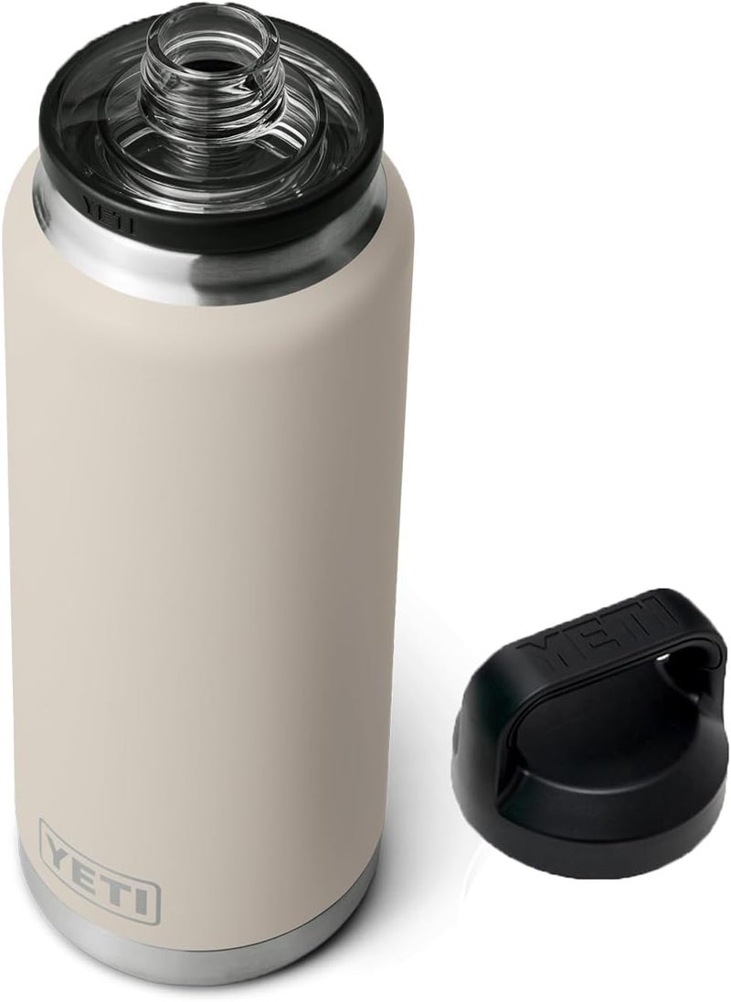 YETI Rambler 36 oz Bottle, Leakproof, Vacuum Insulated, Stainless Steel with Chug Cap, Cape Taupe - Image 3