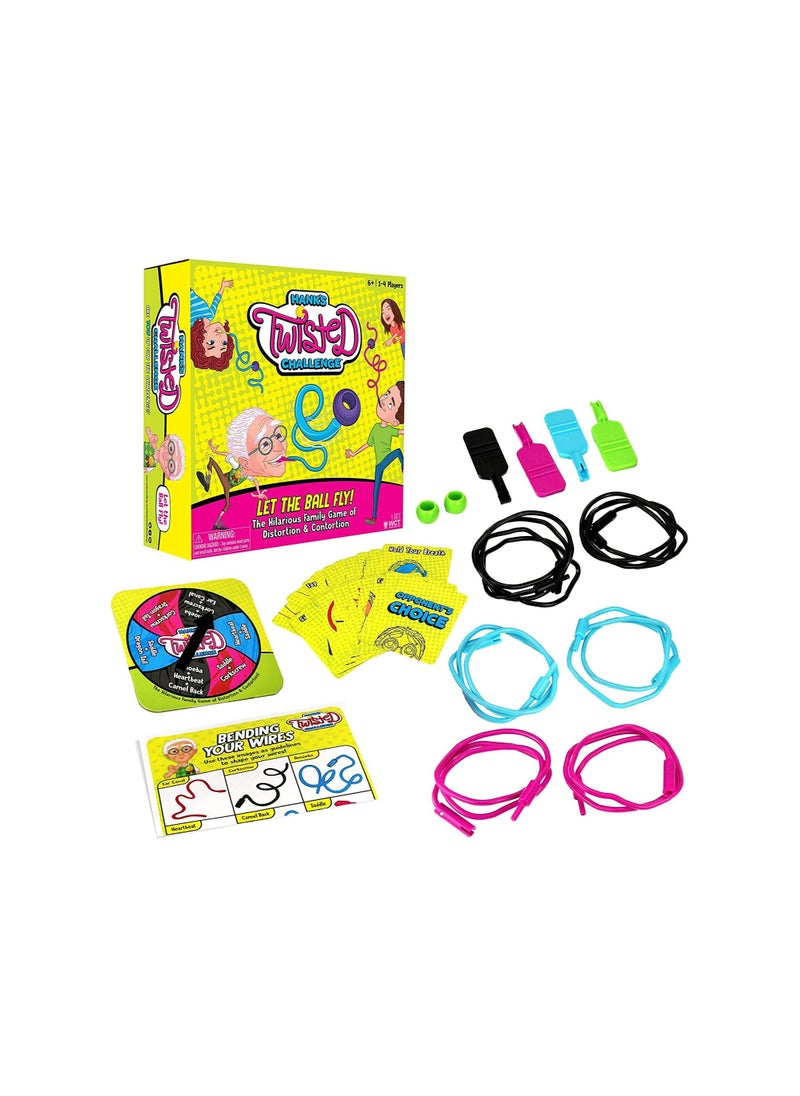 Wicked Cool Toys - Hank's Twisted Challenge Family Fun Game – Bend and Twist, Get The Ball Through The Maze to Win! - Image 1