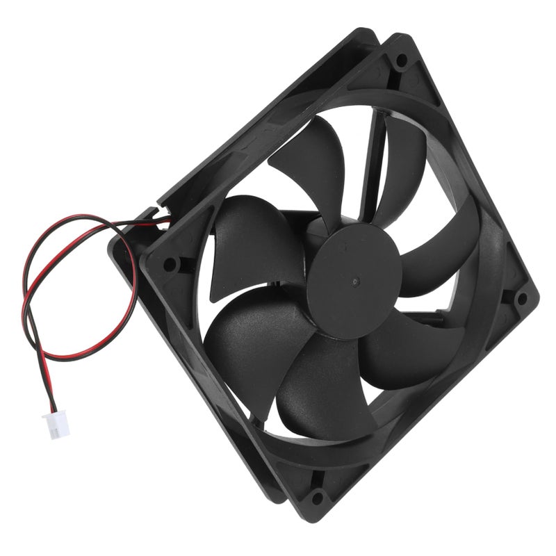 12V DC Dual Ball Bearing Low Noise Cooling Fan for Computer Case Gaming High Performance PC - Image 2