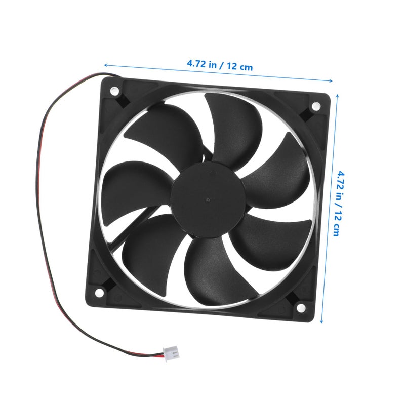 12V DC Dual Ball Bearing Low Noise Cooling Fan for Computer Case Gaming High Performance PC - Image 4