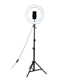 Photography LED Ring Light with Tripod Stand Black/White and Phone Holder Specially designed for all smartphones