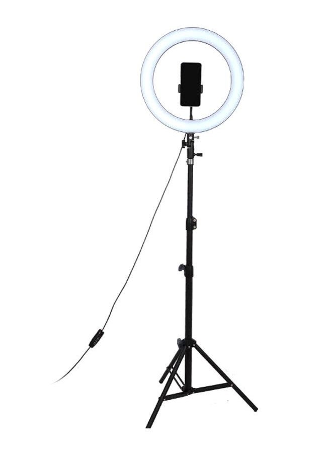 East Lady - Photography LED Ring Light with Tripod Stand Black/White and Phone Holder Specially designed for all smartphones - Image 1