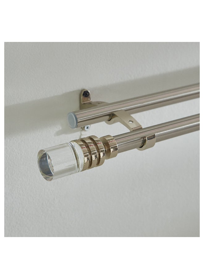 Home Box Vista Steel Extendable Double Curtain Rod 320 x 1.9 cm  - Image 3