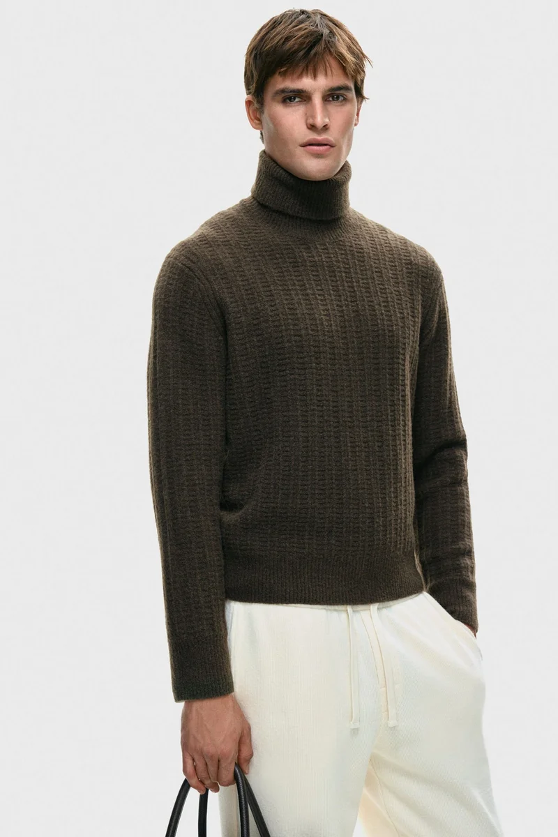 H&M Regular Fit Polo-neck jumper