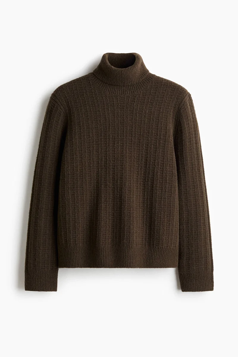 H&M  Regular Fit Polo-neck jumper for Men | Best Price UAE