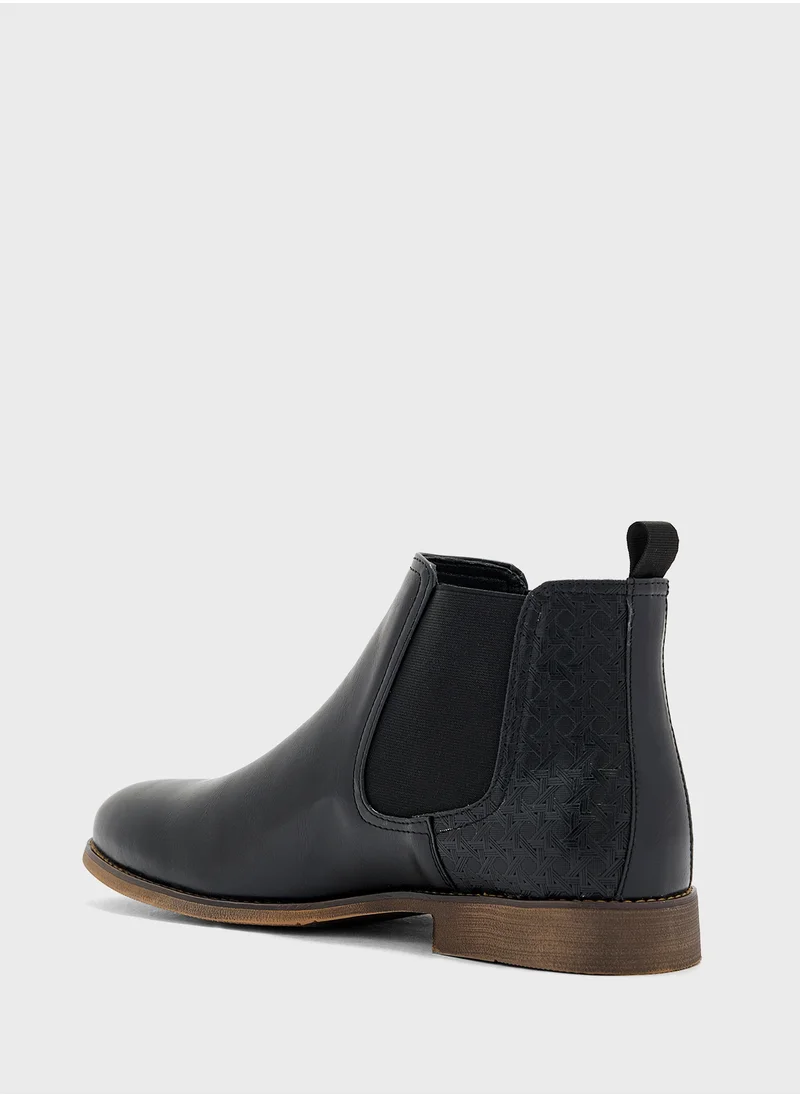 روبرت وود Textuted Chelsea Boots