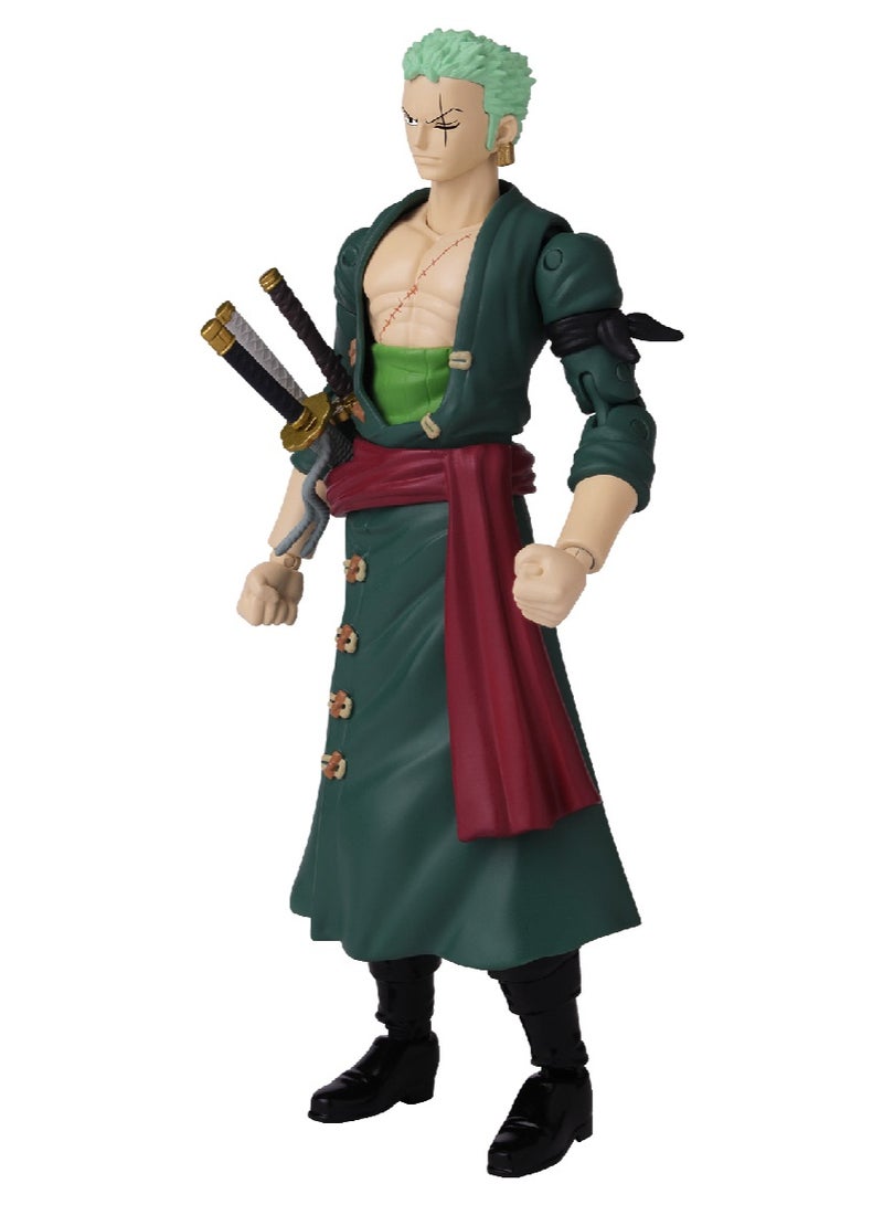Bandai Anime Heroes One Piece Roronoa Zoro 7-Inches | Collectible Action Figure | Display Figure | Interchangeable Hands | Perfect Gift for Collectors, Manga & Anime Lovers! - Image 5