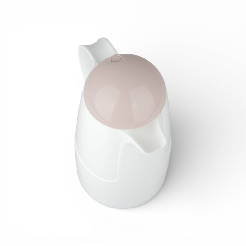 Bister Insulated Thermos with White and Mocca Design, 0.5L - Image 4