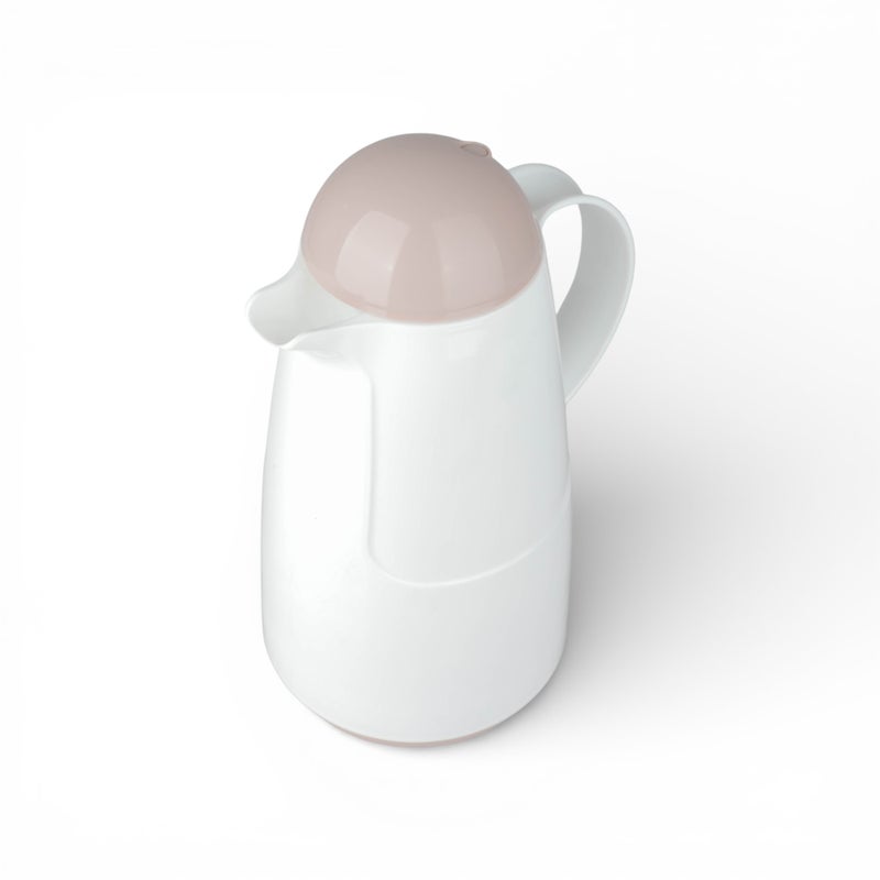 Bister Insulated Thermos with White and Mocca Design, 0.5L - Image 2