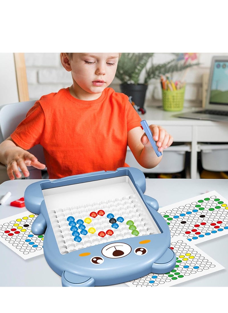 Magnetic Drawing Board, Colorful Indoor Magnetic Sketching Board, Doodle Board, Montessori Preschool Educational Toy For Kids Ages 4-8  - Image 5