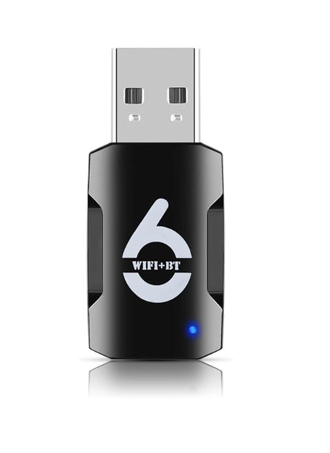 2-in-1 USB WiFi Adapter – Bluetooth WiFi Adapter, 900Mbps 2.4/5GHZ Dual-Band WiFi & Bluetooth Adapter for PC/Laptop/Desktop, Wpa3 No Driver, Mini WiFi 6, USB WiFi Adapter