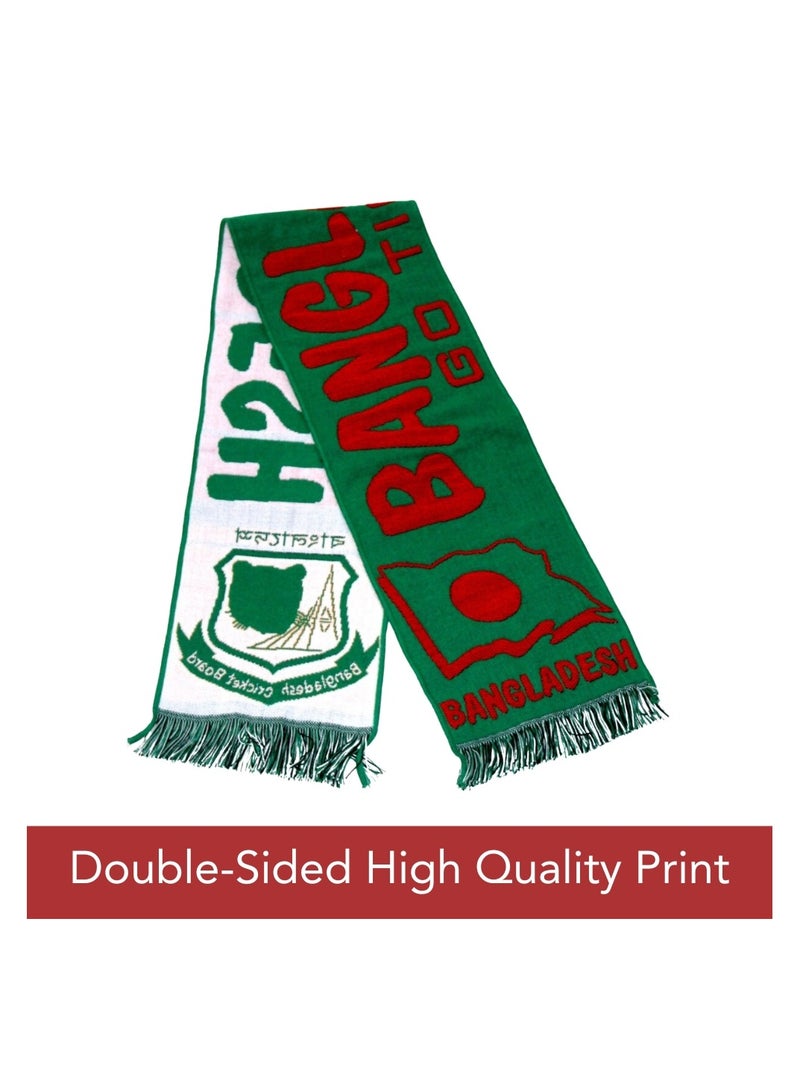 برينت شوب فور مي وشاح بنغلاديش - مثالي للرياضة والاحتفالات الوطنية والمسيرات والكريكيت والأنشطة الخارجية - إكسسوار مريح وأنيق لكل مناسبة - Image 4