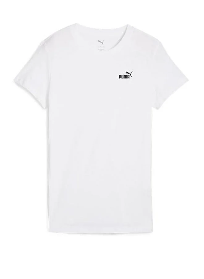 PUMA puma white ESS Small No. 1 Logo Tee for Women | Best Price UAE