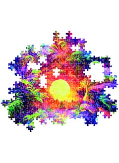 Clementoni Clementoni Puzzle Psychedelic Colorboom 500 Pieces | Jigsaw Puzzle | Puzzle for Adults | Challenging Puzzle | Perfect for Stress Reliever and Puzzle Lovers | Made in Italy  - Image 2
