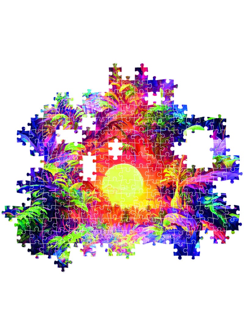 Clementoni Clementoni Puzzle Psychedelic Colorboom 500 Pieces | Jigsaw Puzzle | Puzzle for Adults | Challenging Puzzle | Perfect for Stress Reliever and Puzzle Lovers | Made in Italy  - Image 2