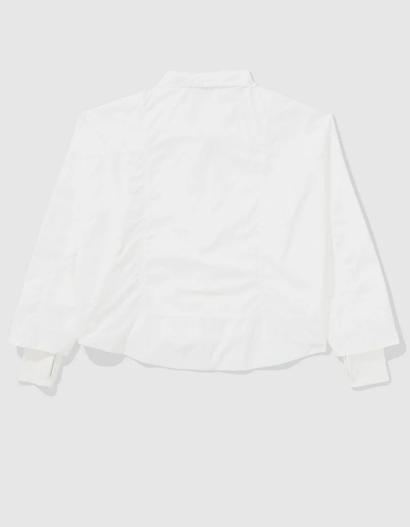 Aerie  OFFLINE By Aerie Cropped Nylon Jacket for Women | Best Price UAE