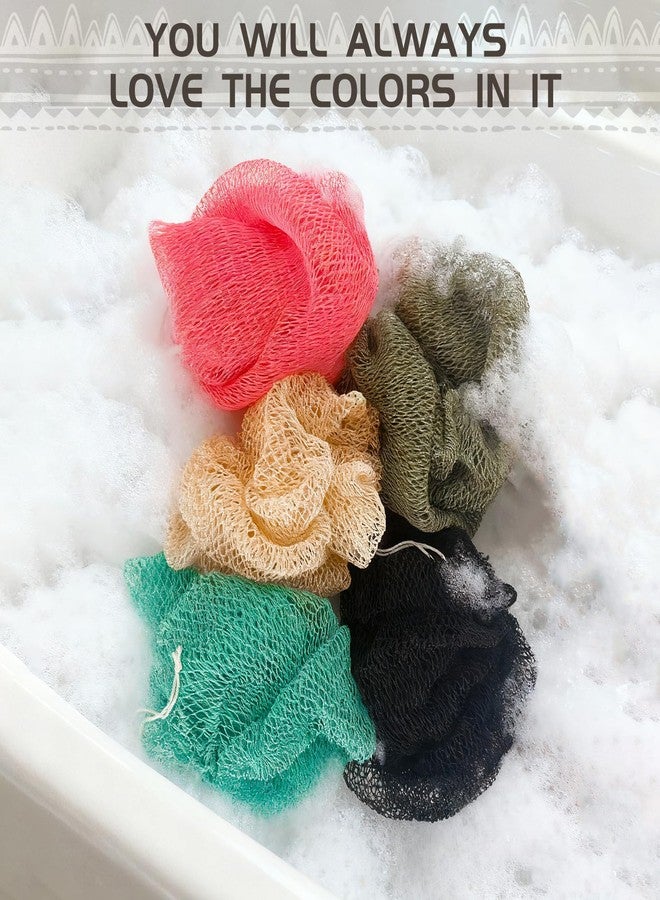 SPMKTBOZAI African Net Sponge Authentic, Loofah Exfoliating Body Scrubber Bath Sponge, African Exfoliating Net Sponge Back Scrubber Washcloth for Shower, Body Care Bathing Accessories (Pink) - Image 5