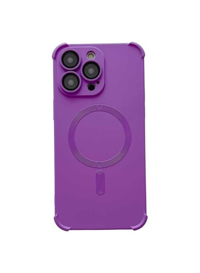 S-TOP Case For iPhone 12 Pro Max Four Corner Shockproof Skin Feel MagSafe Magnetic Phone Case - Image 1