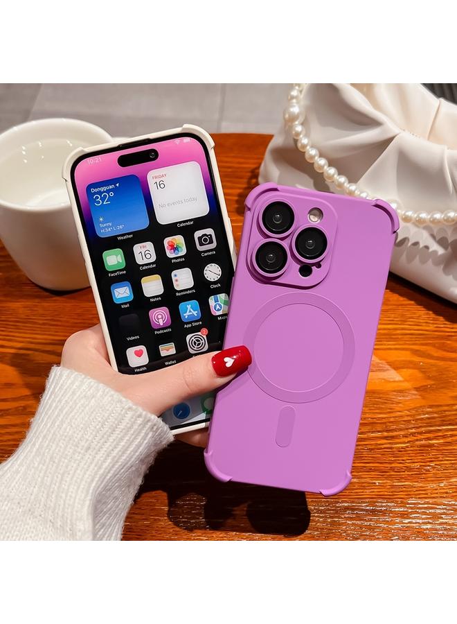 S-TOP Case For iPhone 12 Pro Max Four Corner Shockproof Skin Feel MagSafe Magnetic Phone Case - Image 3