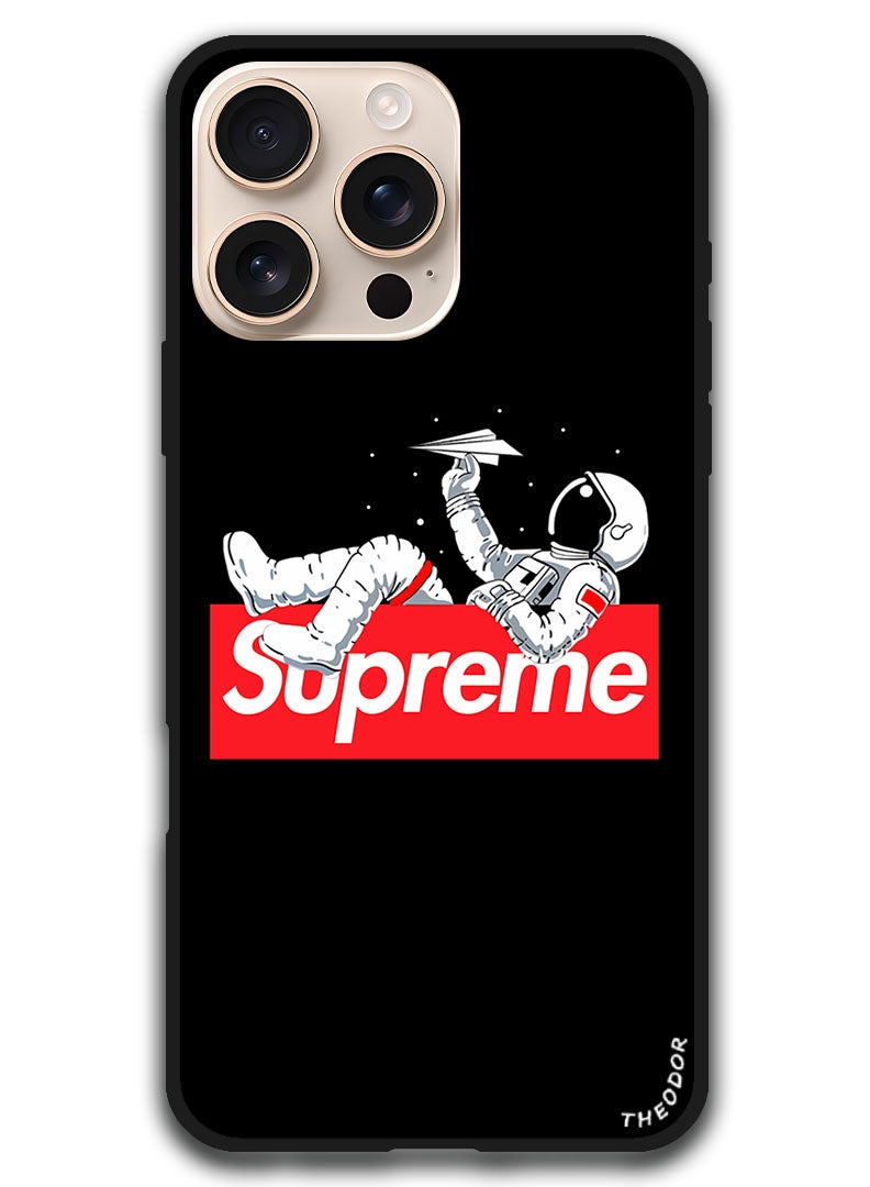 Theodor Protective Case Anti Scratch Shock Proof Bumper Cover For iPhone 16 Pro Max (6.9)-inch Sup Astronaut - Image 1