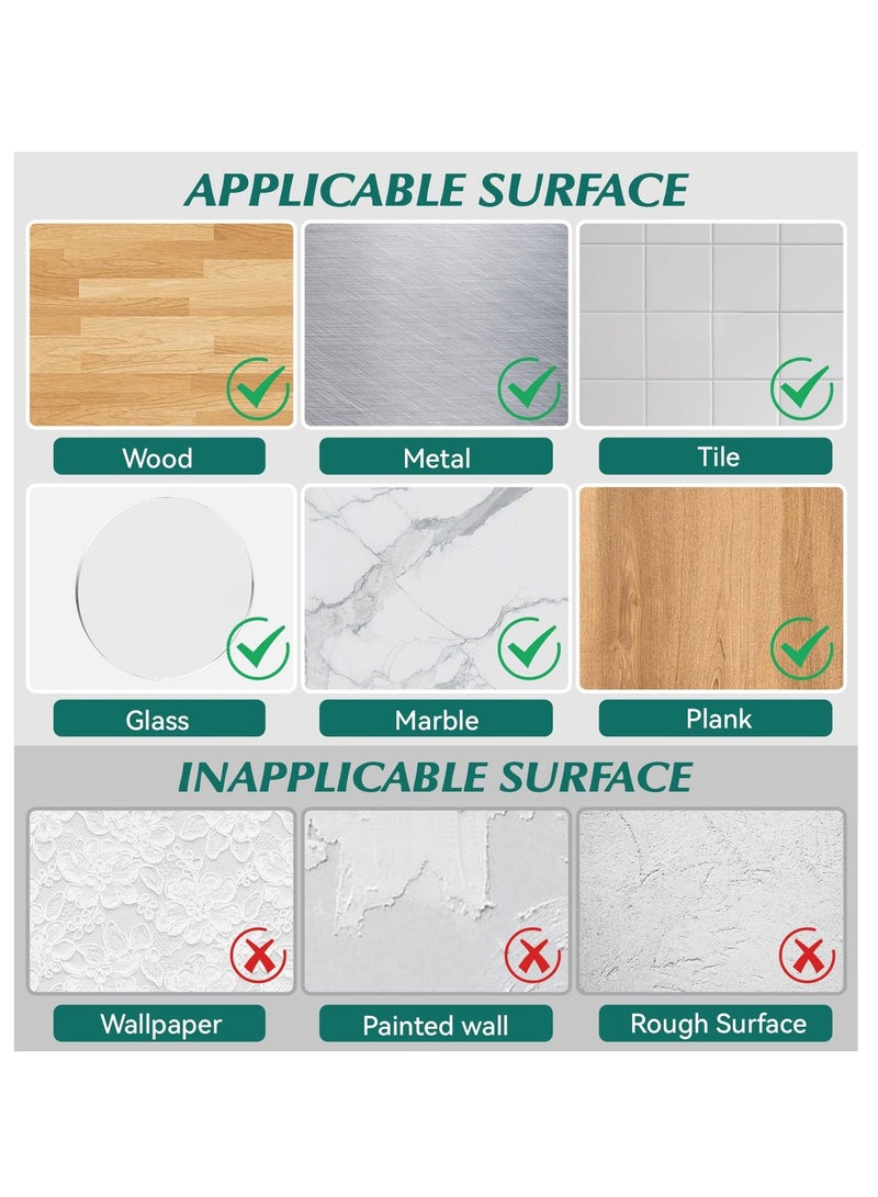 Y&D Hair Dryer Holder Wall Mount, Aluminum Alloy Self Adhesive Blow Holder, Mounted No Drilling Adhesive, Tool Toothbrush Shaver Organizer - Image 5