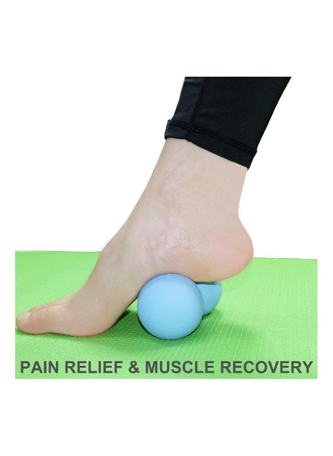 Generic Peanut Massage Ball, Double Lacrosse Ball Deep Tissue Roller Trigger Point Ball Yoga Massage Ball Bodywork Therapy Ball for Physical Therapy Myofascial Release Muscle Relaxer Acupoint Massage  - Image 2