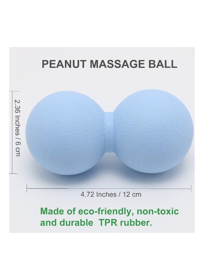 Generic Peanut Massage Ball, Double Lacrosse Ball Deep Tissue Roller Trigger Point Ball Yoga Massage Ball Bodywork Therapy Ball for Physical Therapy Myofascial Release Muscle Relaxer Acupoint Massage  - Image 5