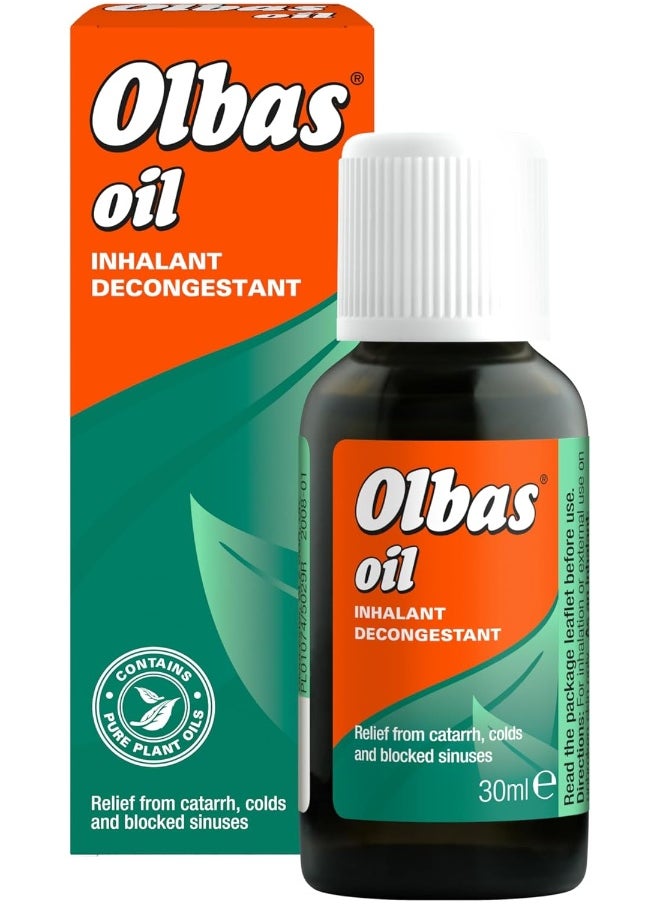 Olbas Olbas Inhalant Decongestant Oil, 30ml  - Image 1